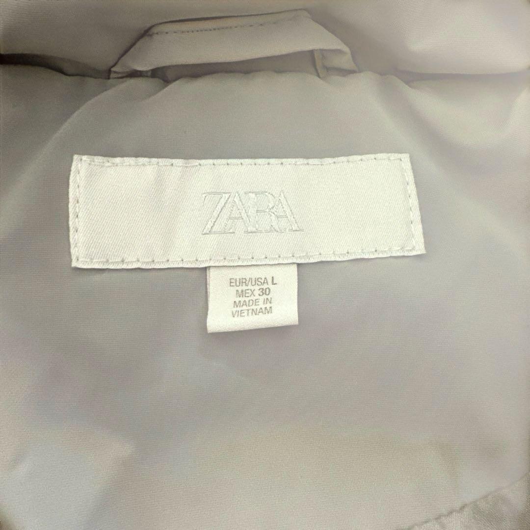 ZARA セミロング丈ラバー加工ウィンド ブレーカーアノラック L - メルカリ