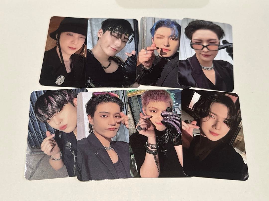 ATEEZ POPUP everline outlaw スタンプ トレカ セット