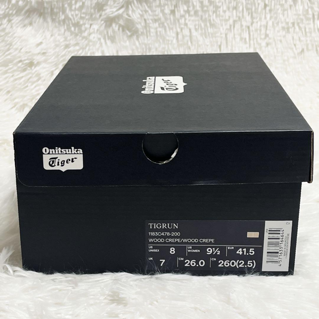 《タグ付き新品》 MOMO着用 オニツカタイガー TIGRUN 26cm