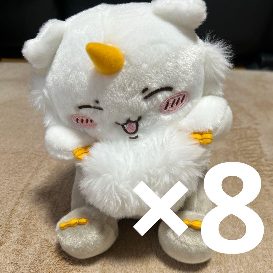 ちいかわ 】 あのこBIGぬいぐるみ 笑顔 タグ付き 8点セット