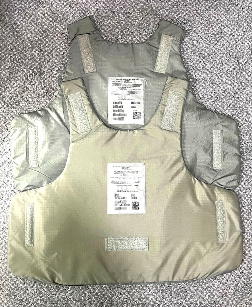 劇レア 米軍実物 放出品 IOTV用 ソフトアーマー極上前後2枚セット Lサイズ