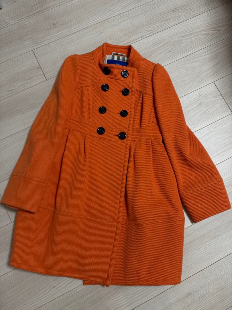 春に！BURBERRY BLUE LABEL ロングコート 36バーバリーコート - メルカリ