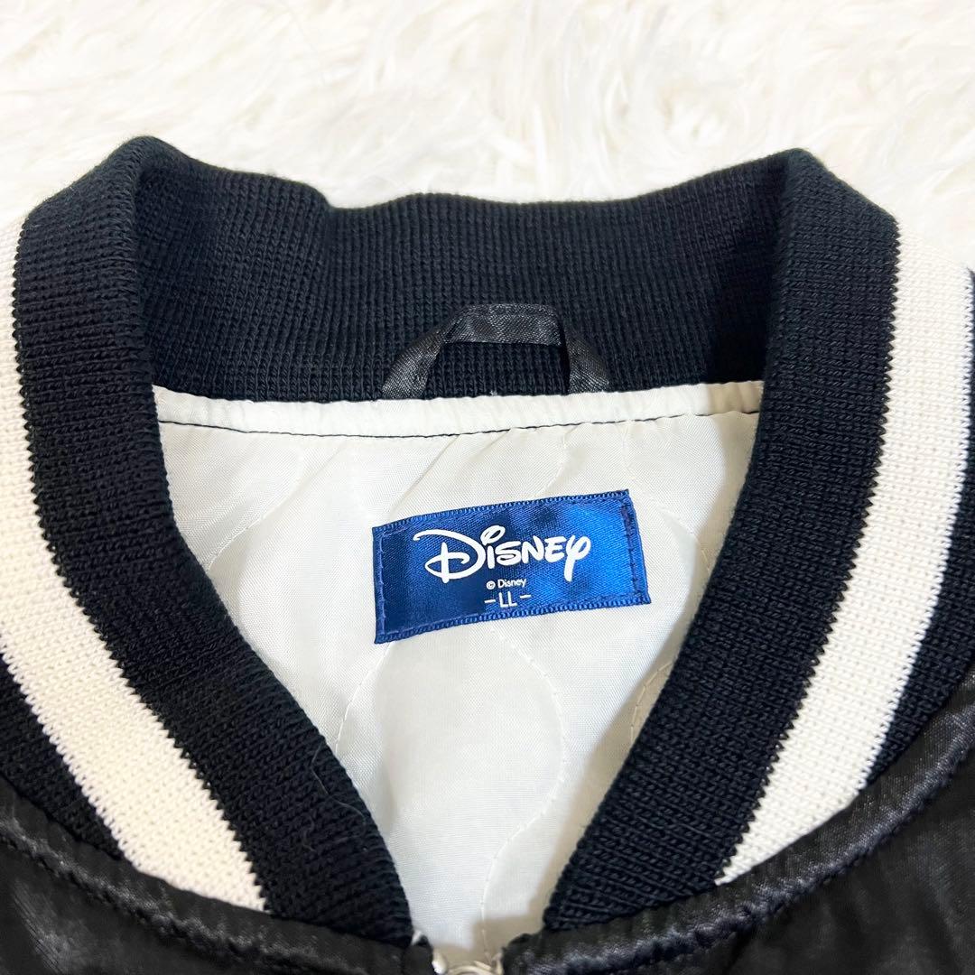 新品タグ付き✨Disney ディズニー スカジャン ミッキーマウス 刺繍 LL