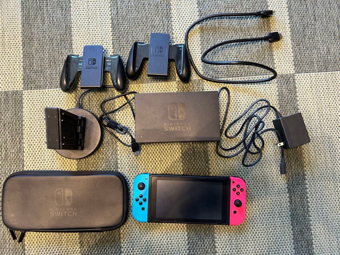 ※動作確認済み　Nintendo Switch 本体 Joy-Con他おまけ付