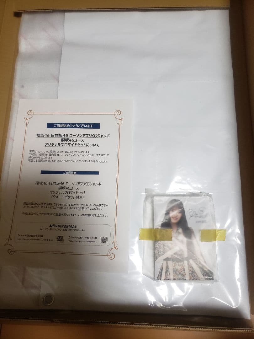 櫻坂46 ローソンアプリくじジャンボ オリジナルブロマイドセット