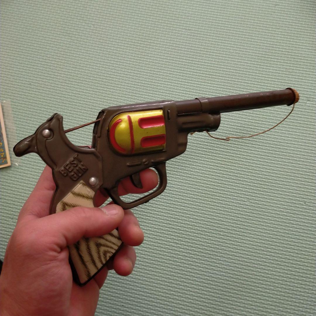 昭和レトロ 30年代 ブリキ製コルク銃 - メルカリ