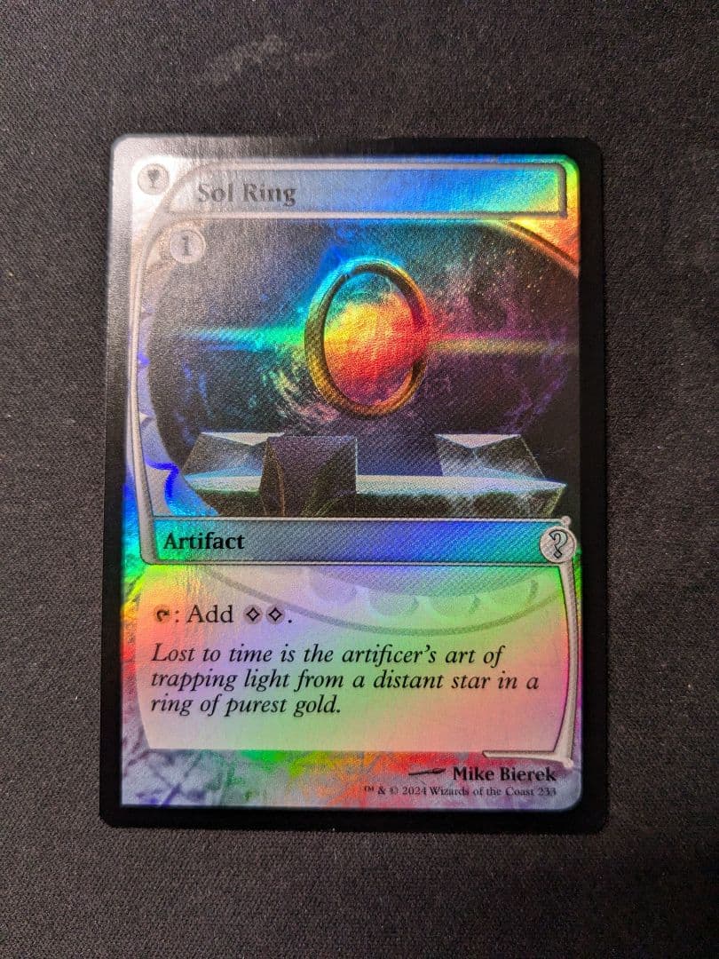太陽の指輪/Sol Ring 未来予知枠Foil Foil】【プロモ】【英語版】《太陽の指輪/Sol Ring》 - カードショップ