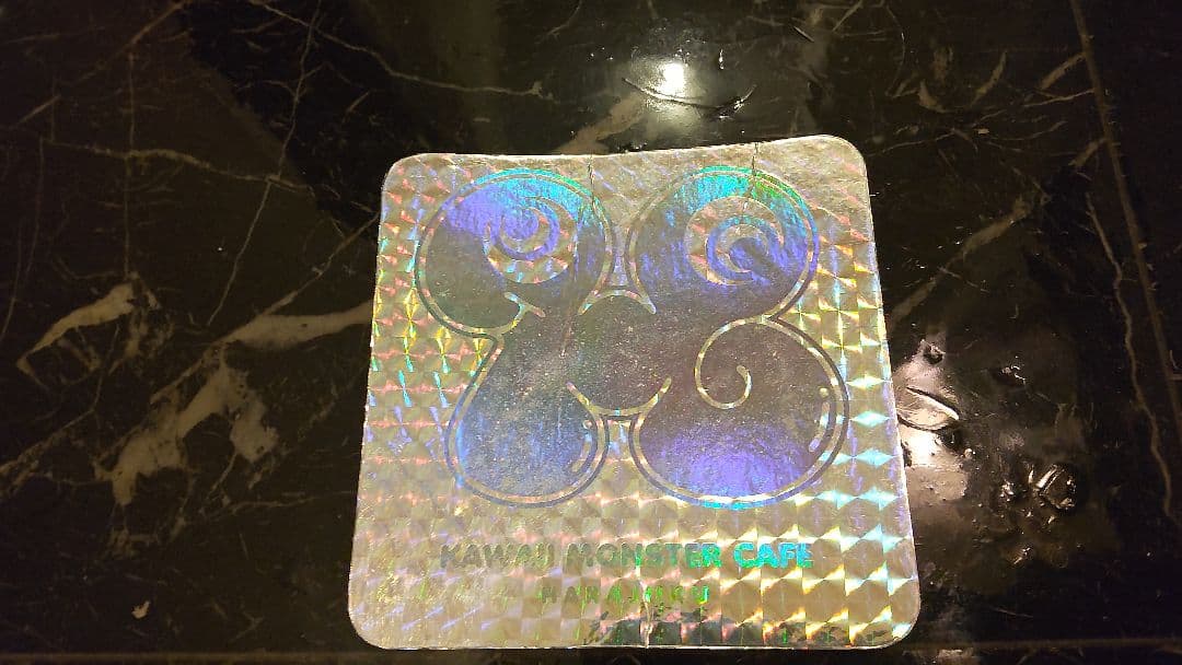 非売品 カワイイモンスターカフェ原宿 紙コースタ プラスチックカード