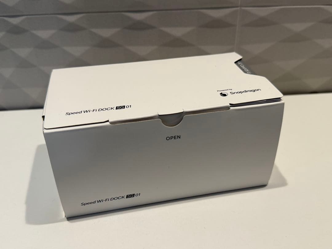【新品・未使用】Speed Wi-Fi DOCK 5G 01