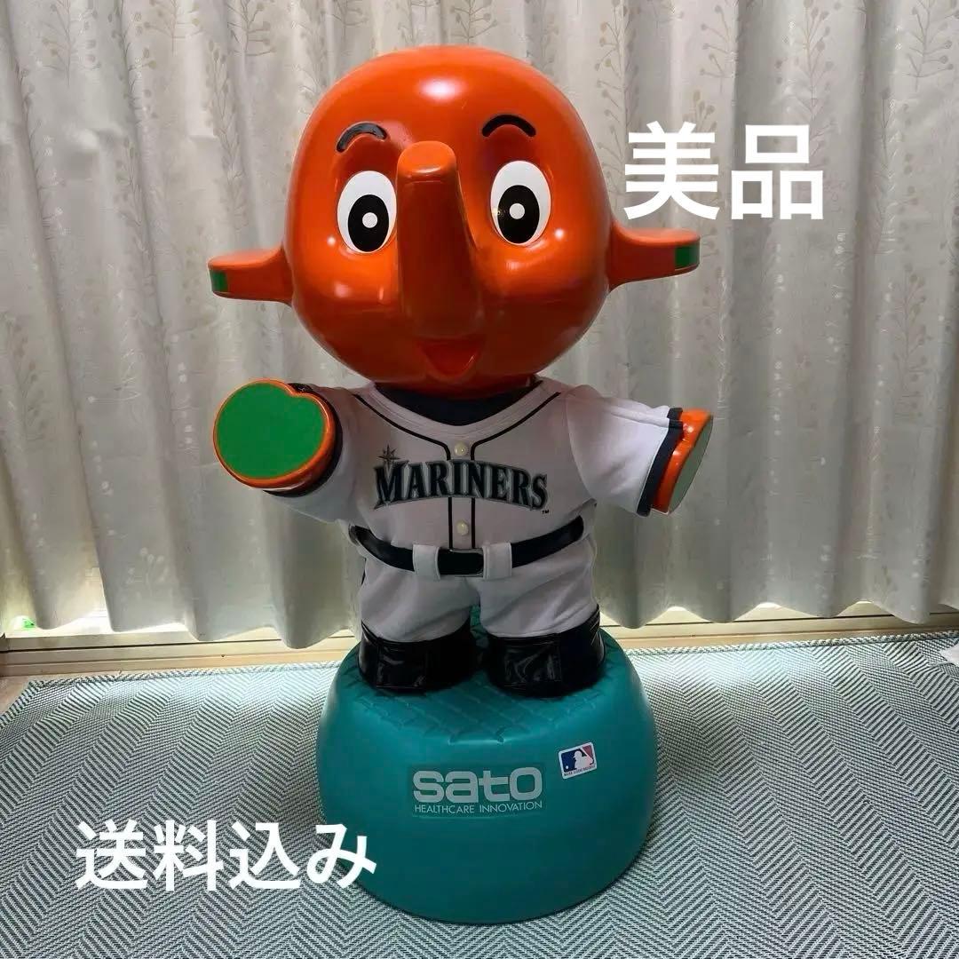 佐藤製薬 サトちゃん　マリナーズ マスコット 特大フィギュア　美品 非売品