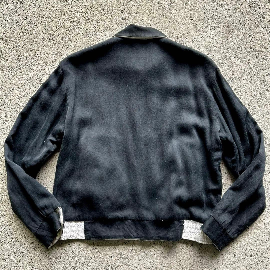 Special 50s ギャバジャン ブラック カスリ ホワイト リバーシブル