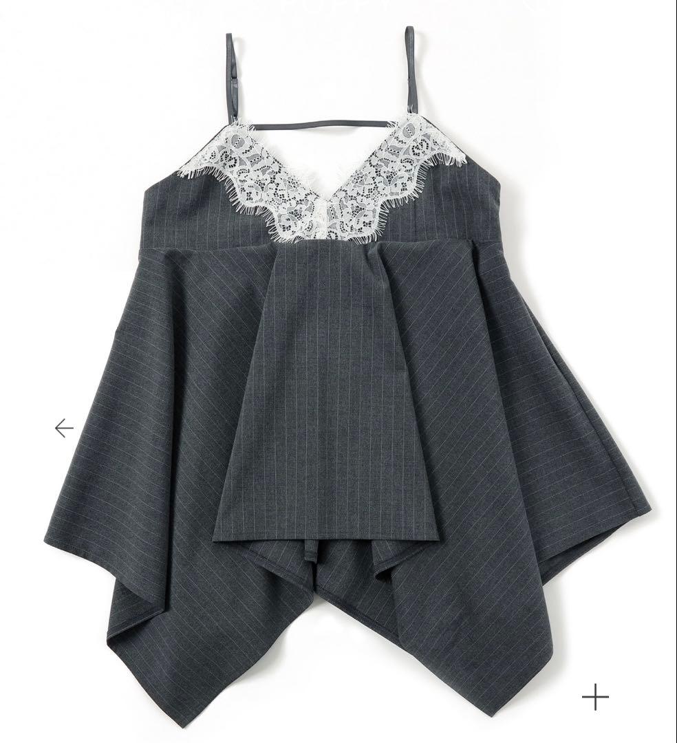 トップス POPPY HANDKERCHIEF HEM LACE