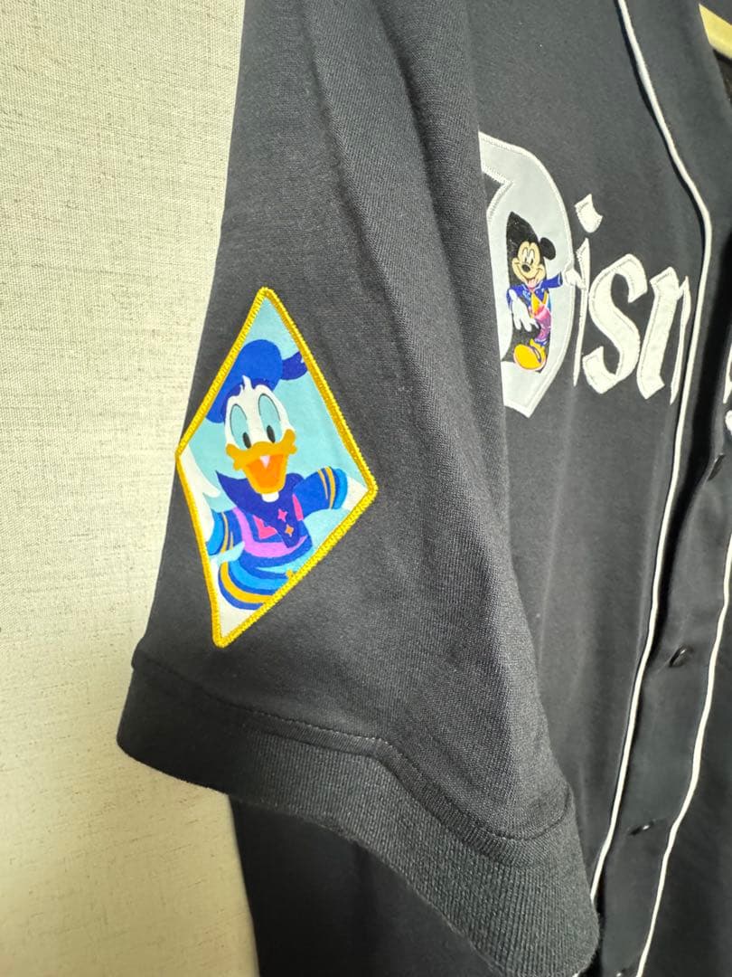 カリフォルニア ディズニーランド 70周年 ベースボールシャツ US L
