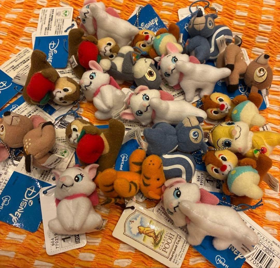 ディズニー　ミニマスコットキーチェーン　まとめ売り　heartland社　廃盤