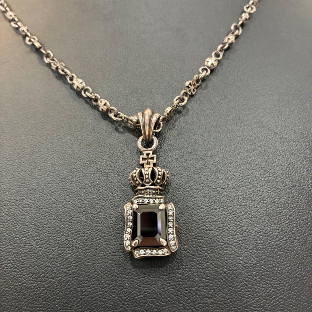 ✨完売品✨ライオンハート オニキス シルバー ネックレス LH Petite Modern ジタンプチネックレス/オニキス/シルバー925