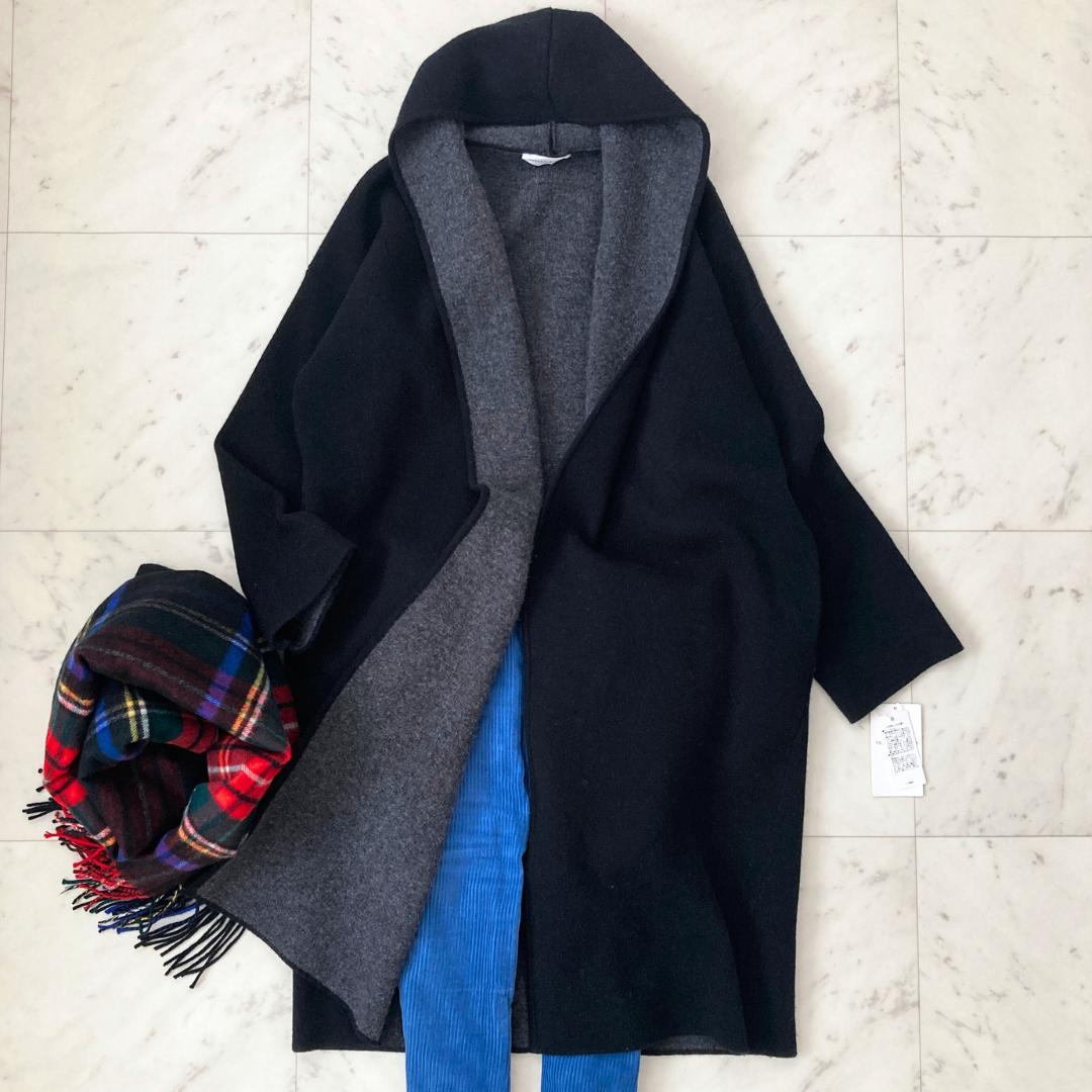 タグ付き未使用　トゥモローランド　カシミヤ入ロングカーディガン　36　ガウン