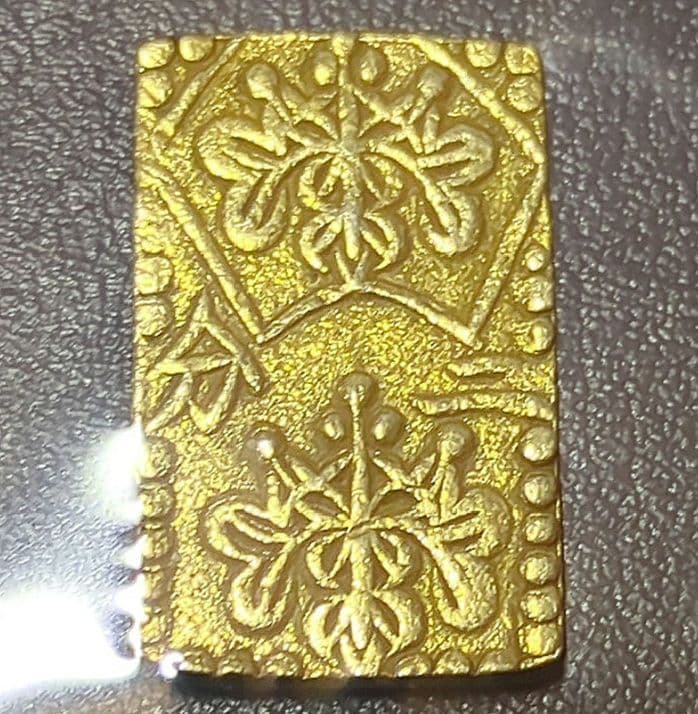 明治二分金　極美品(未クラス)　二分金　二分判金