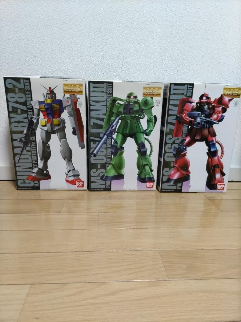 yasMGガンプラコーティングバージョン3点セット未組立品