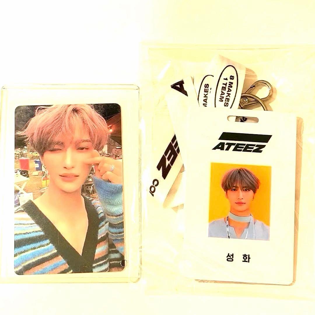 ATEEZ シーグリ2021 ソンファ トレカ 社員証 IDカード セット