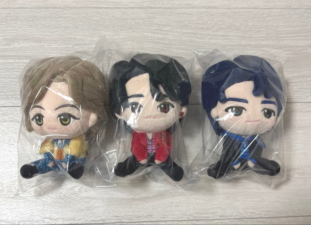 Mrs. GREENAPPLE 1番くじ A賞 3体セット 大森元貴 ぬいぐるみ Mrs GREEN APPLE 一番くじ A賞 大森元貴 若井滉斗 ぬいぐるみ