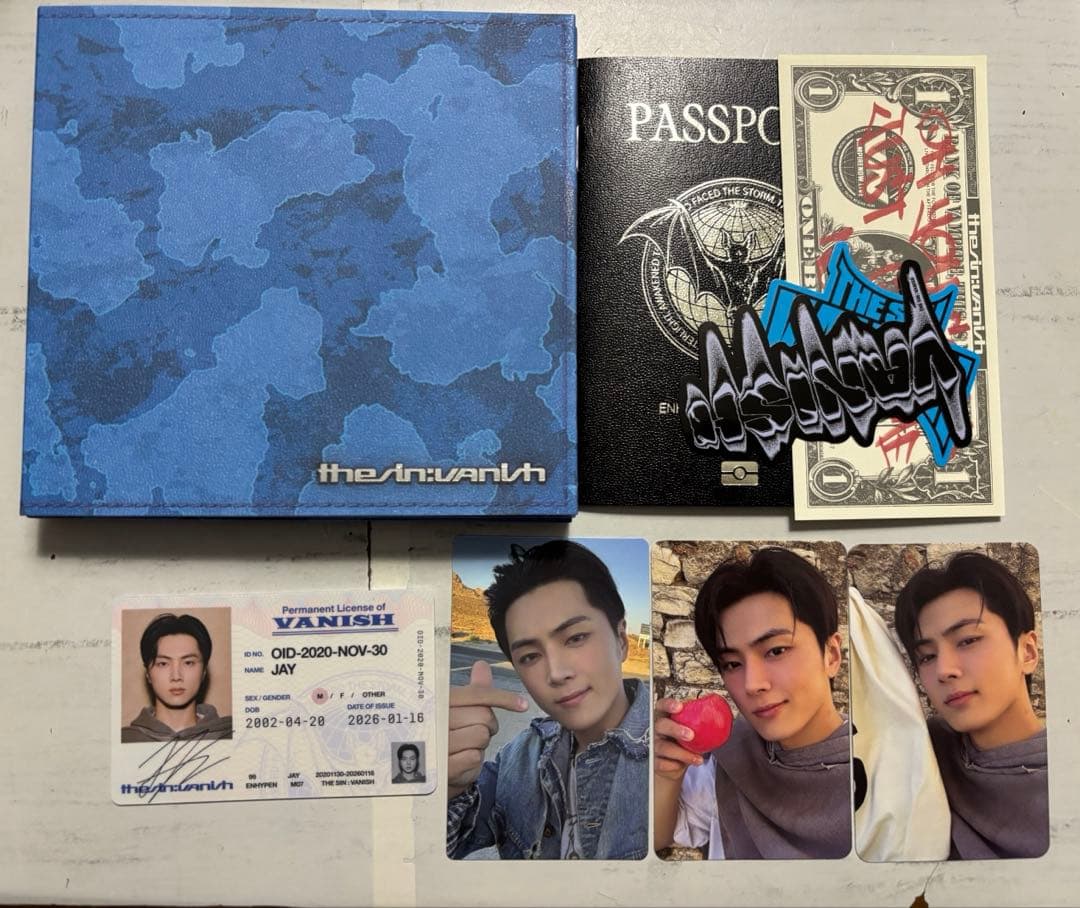 ENHYPEN THE SIN : VANISH ジェイ コンプセット - メルカリ