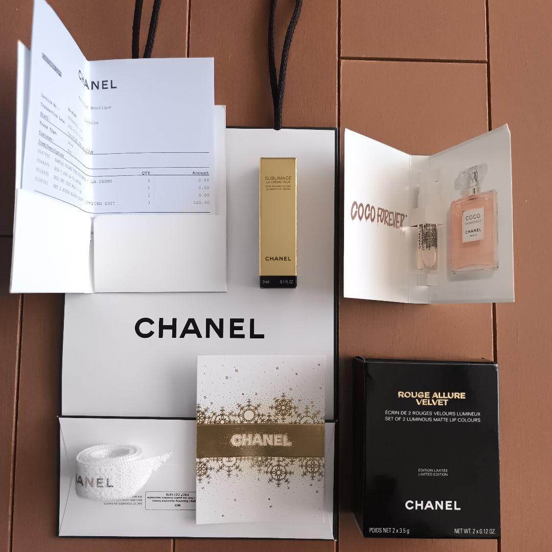 CHANEL ROUGE ALLURE VELVET リップポーチ サンプル付き