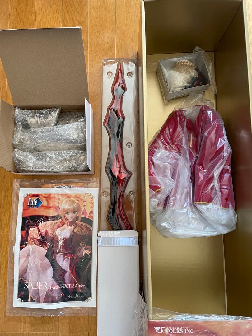 【本体なし/付属品のみ】ドルフィードリーム セイバー Fate/EXTRA