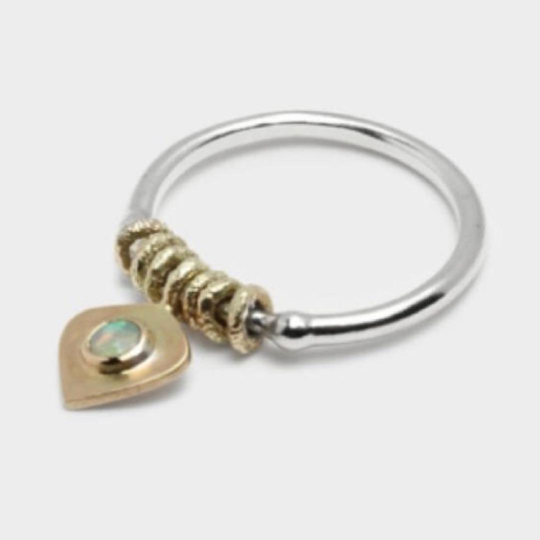 d*7様 Tomoyo Yoshida K10 シルバーオパールリング