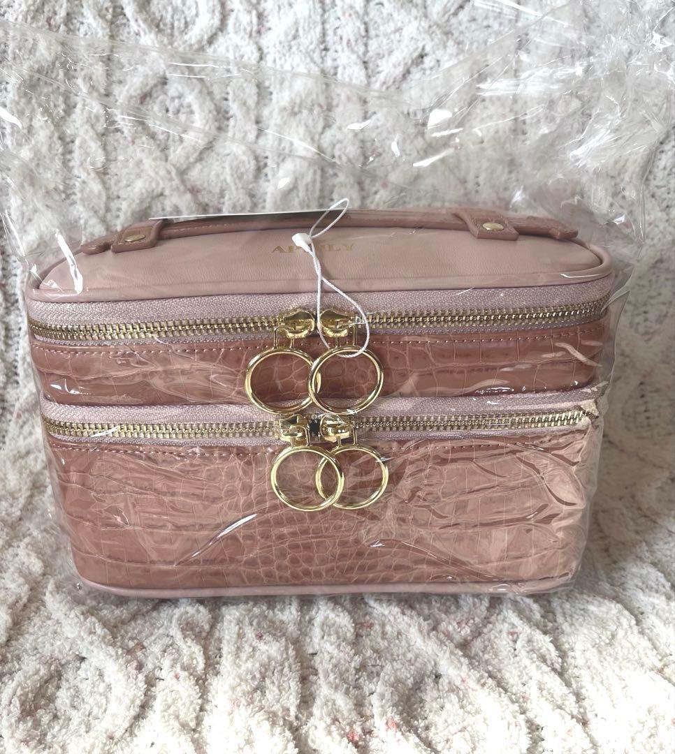 APRILY アプリリー 二段バニティ ポーチ♡ピンクほしのこ