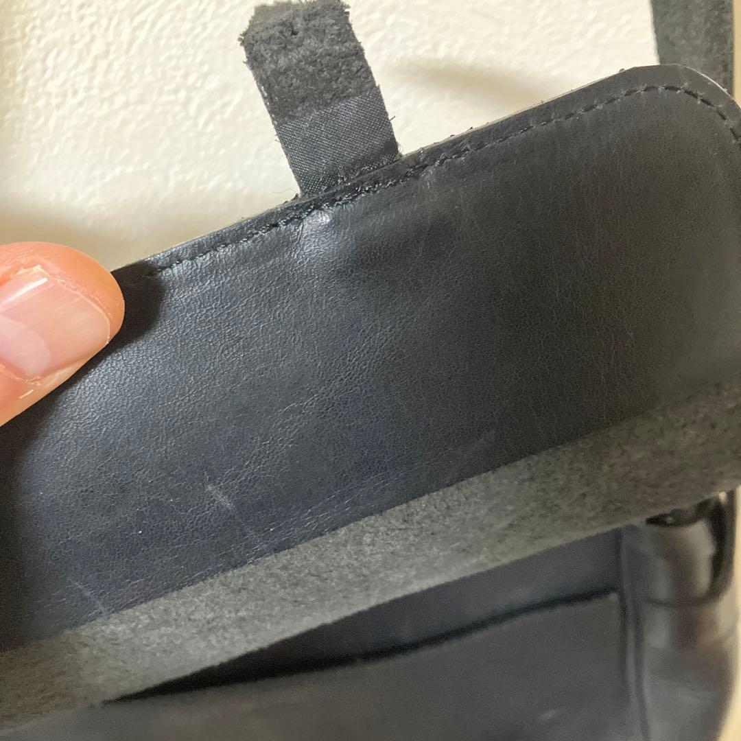 90s ヨウジヤマモト Y's ワイズ 黒 レザー ショルダーバッグ - メルカリ