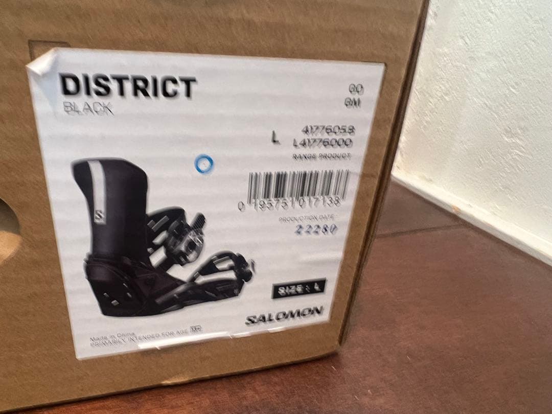 salomon district 2023 Lサイズトゥストラップ変更