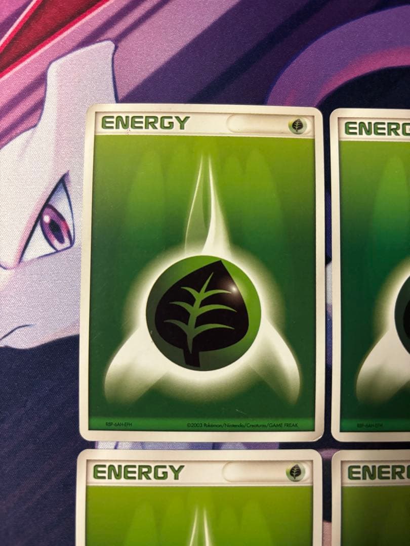ポケモンカード 基本草エネルギー 2003年 4枚 旧裏 コレクション