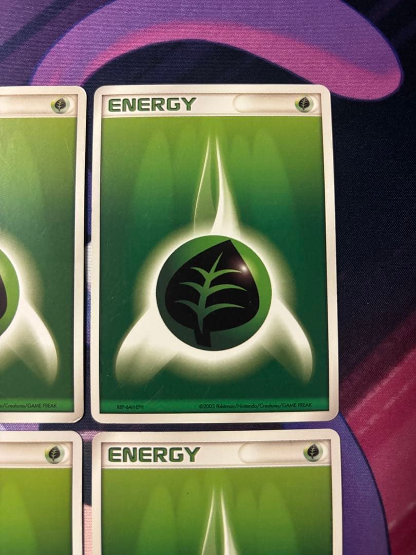 ポケモンカード 基本草エネルギー 2003年 4枚 旧裏 コレクション