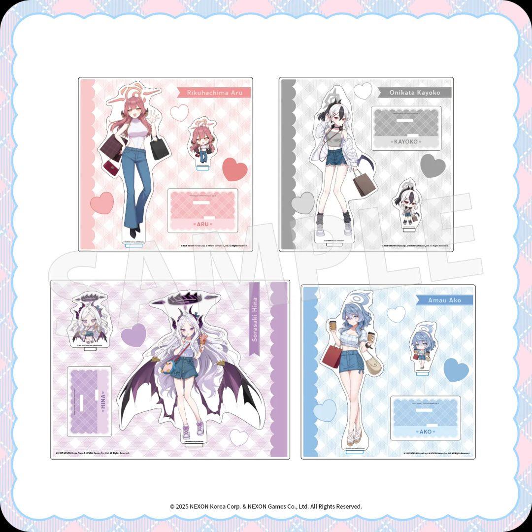 【台湾限定】ブルーアーカイブ 1110【全種】アクリルスタンド 9月12日(金)よりローソンにて「ブルーアーカイブ -Blue Archive-」の