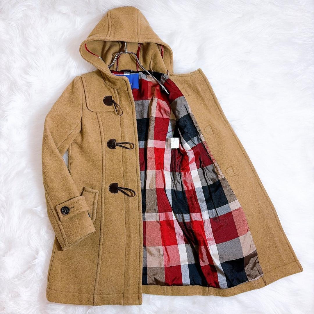 ブルーレーベルクレストブリッジ ダッフルコート38フード付きメガ