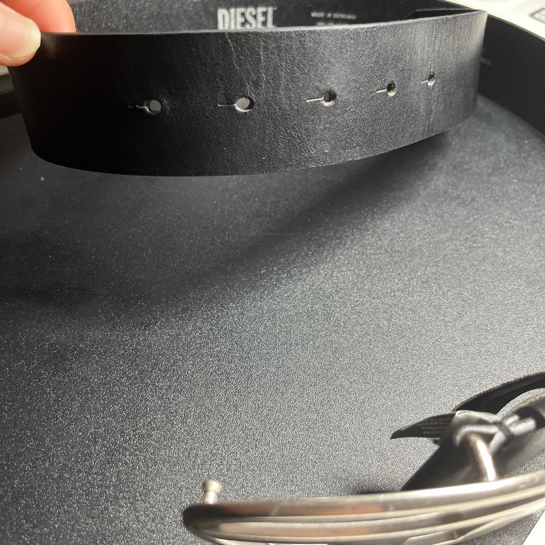 DIESEL ブラックレザーベルト