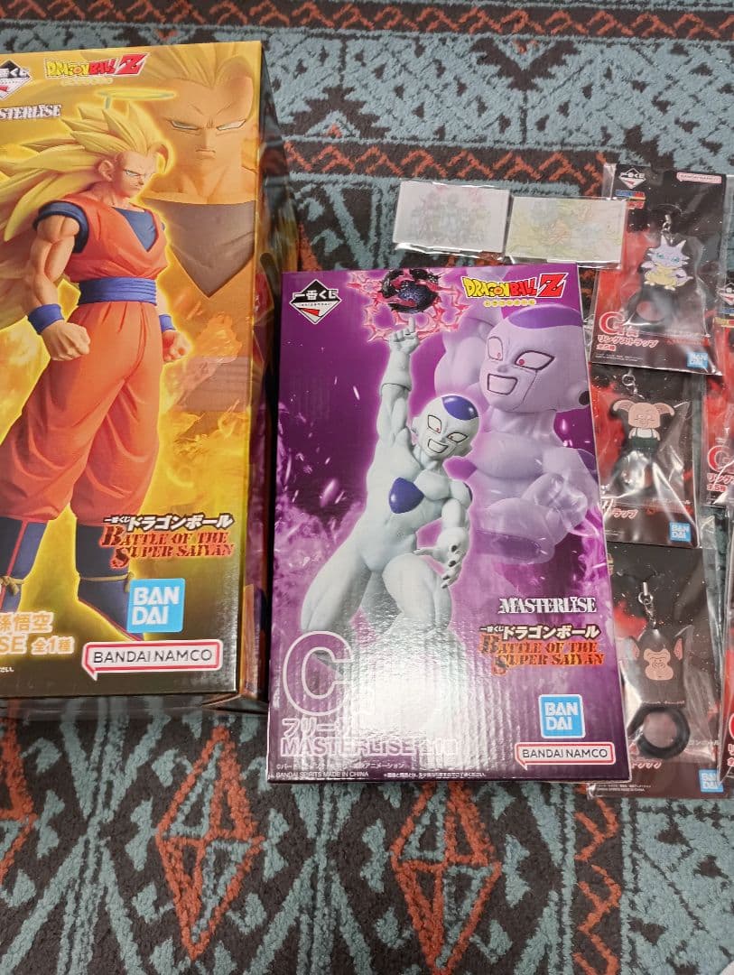 ドラゴンボール一番くじ　スーパーサイヤ人3孫悟空　フリーザ　下位賞　7点