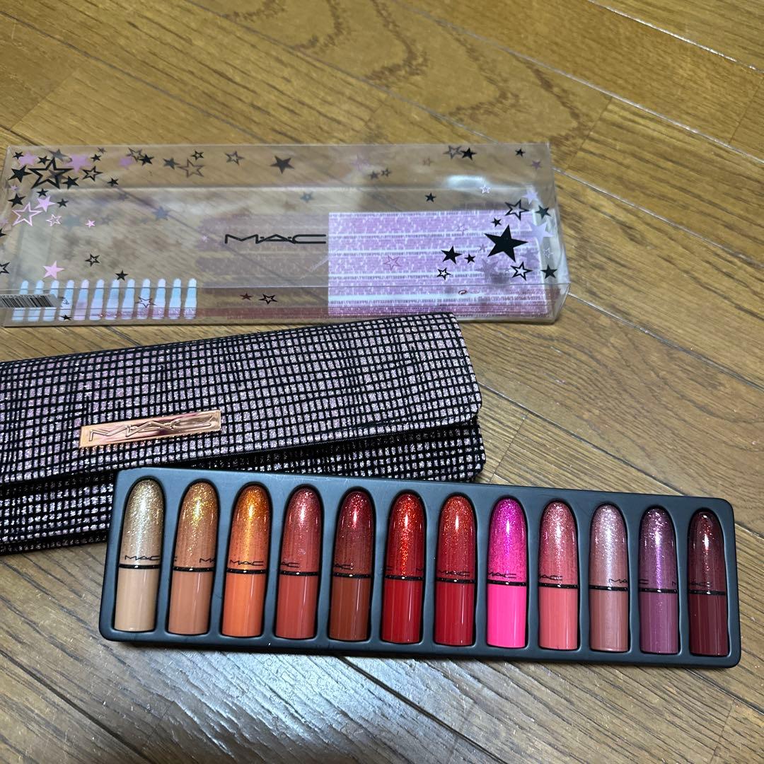 p*様 MAC リップセット クリスマスコフレ - メルカリ