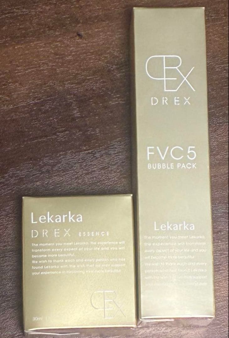 【新品未使用】DREXエッセンスS FVC5バブルパック　レカルカ　2点セット