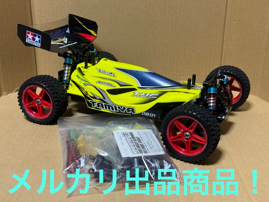 タミヤDB01ドゥルガ ダートチューン・ロープロサーボ・ESC他新品OP装着