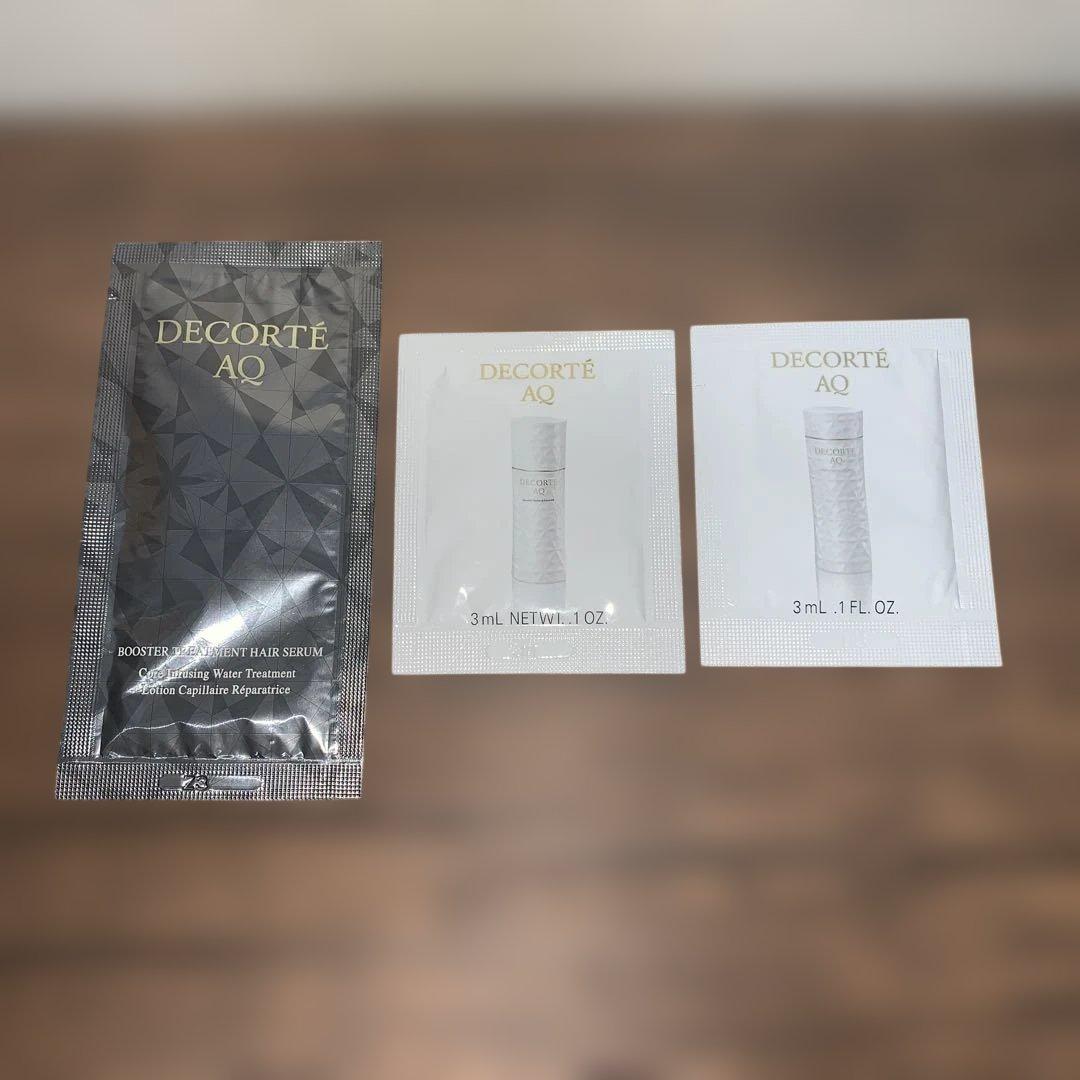 DECORTÉ AQ トライアルセット&ヘア美容液、化粧水と乳液のセット
