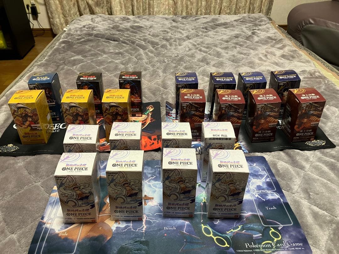 ONE PIECE カードゲーム BOX 1弾〜6弾　テープ付新品未開封　22箱 Amazon.co.jp: 【完全未開封BOX】ワンピース カードゲーム ロマンス