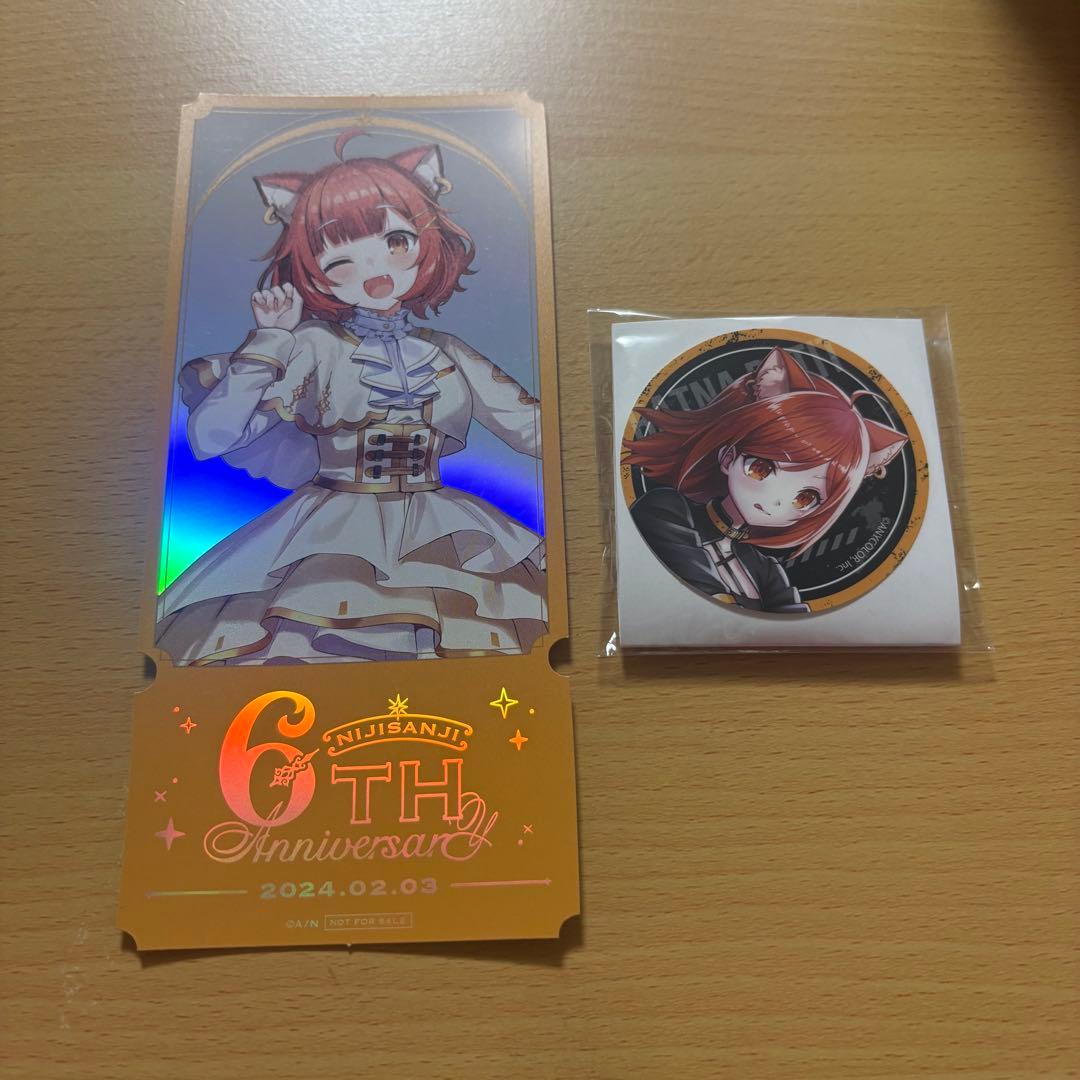 ラトナ・プティ チケット風カード 缶バッジ にじさんじ - メルカリ