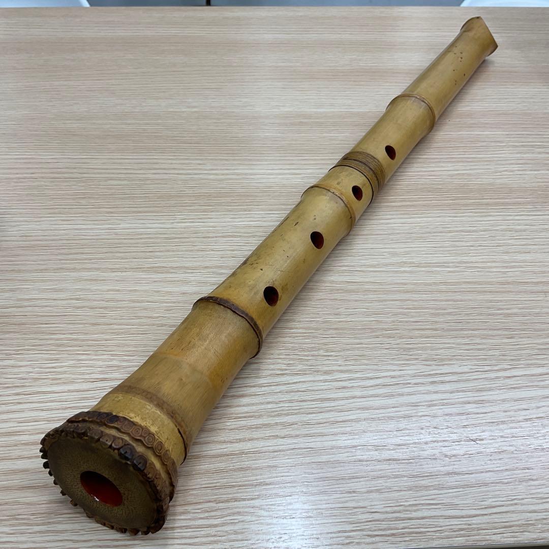 【俊川作】尺八 竹製 和楽器