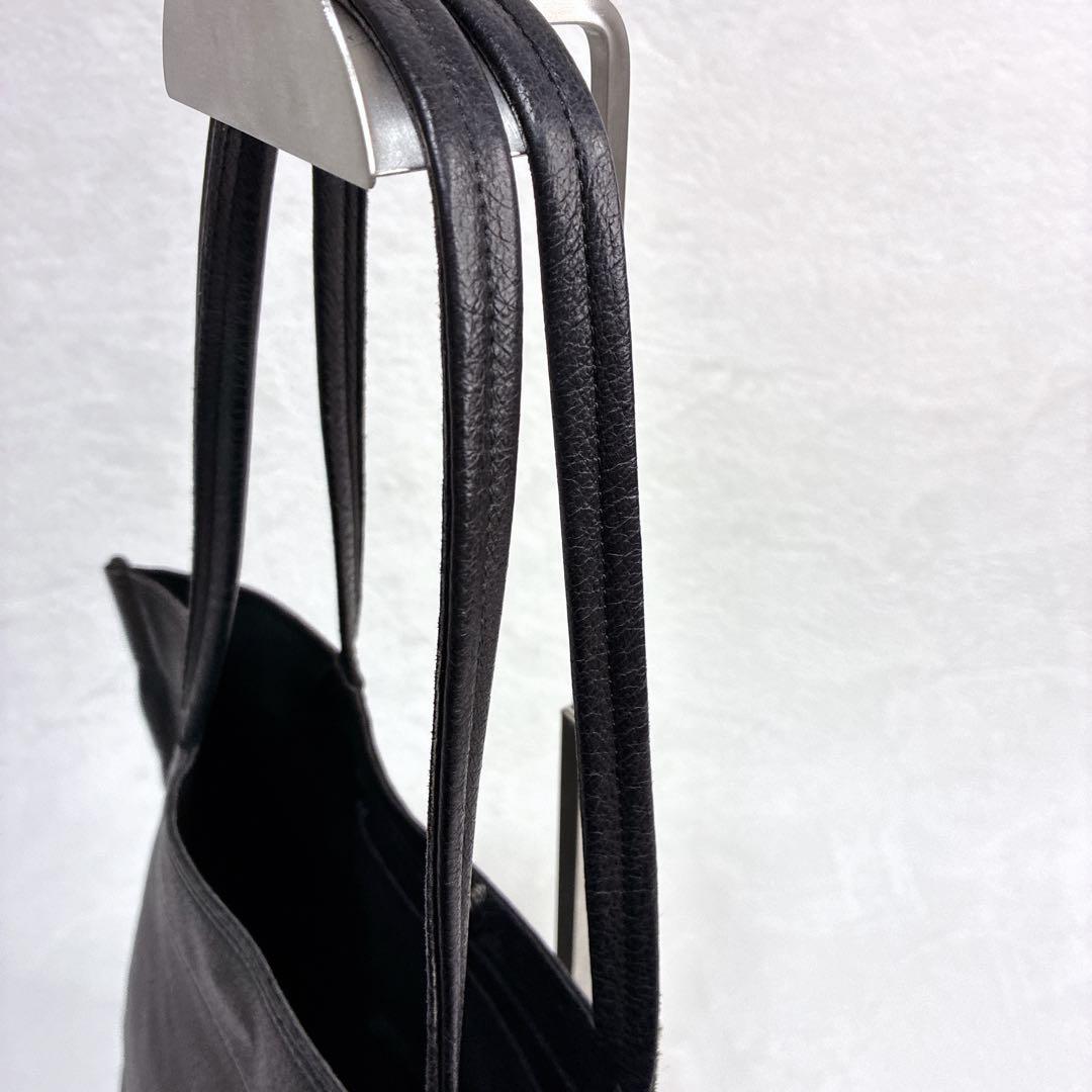 REN レン FUKURO トートバッグ 豚革 ピッグレザー ブラック