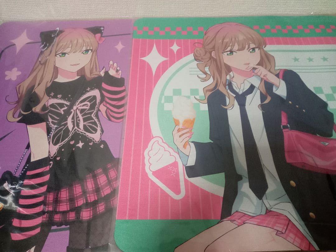 くじメイト グリッドマンA賞ラバーマット A-2 A-4 南夢芽 未開封 2種