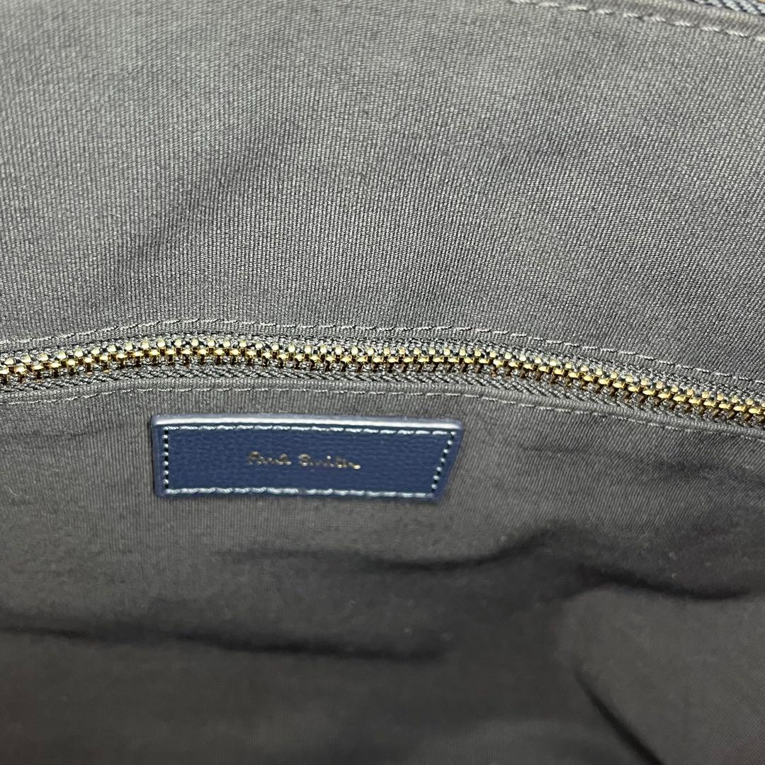 ポールスミス トートバッグ レザー 肩掛け B4 緑紺 - メルカリ