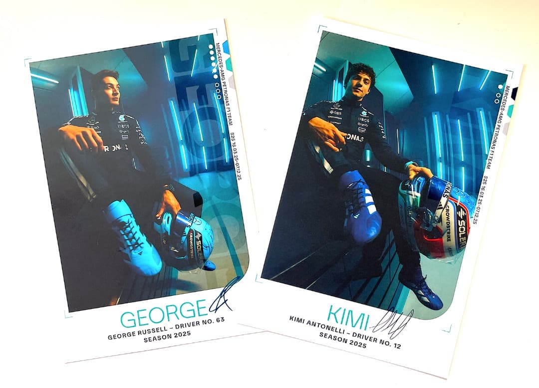 2025年ルイス・ハミルトン・ドライバーズカード&メルセデス