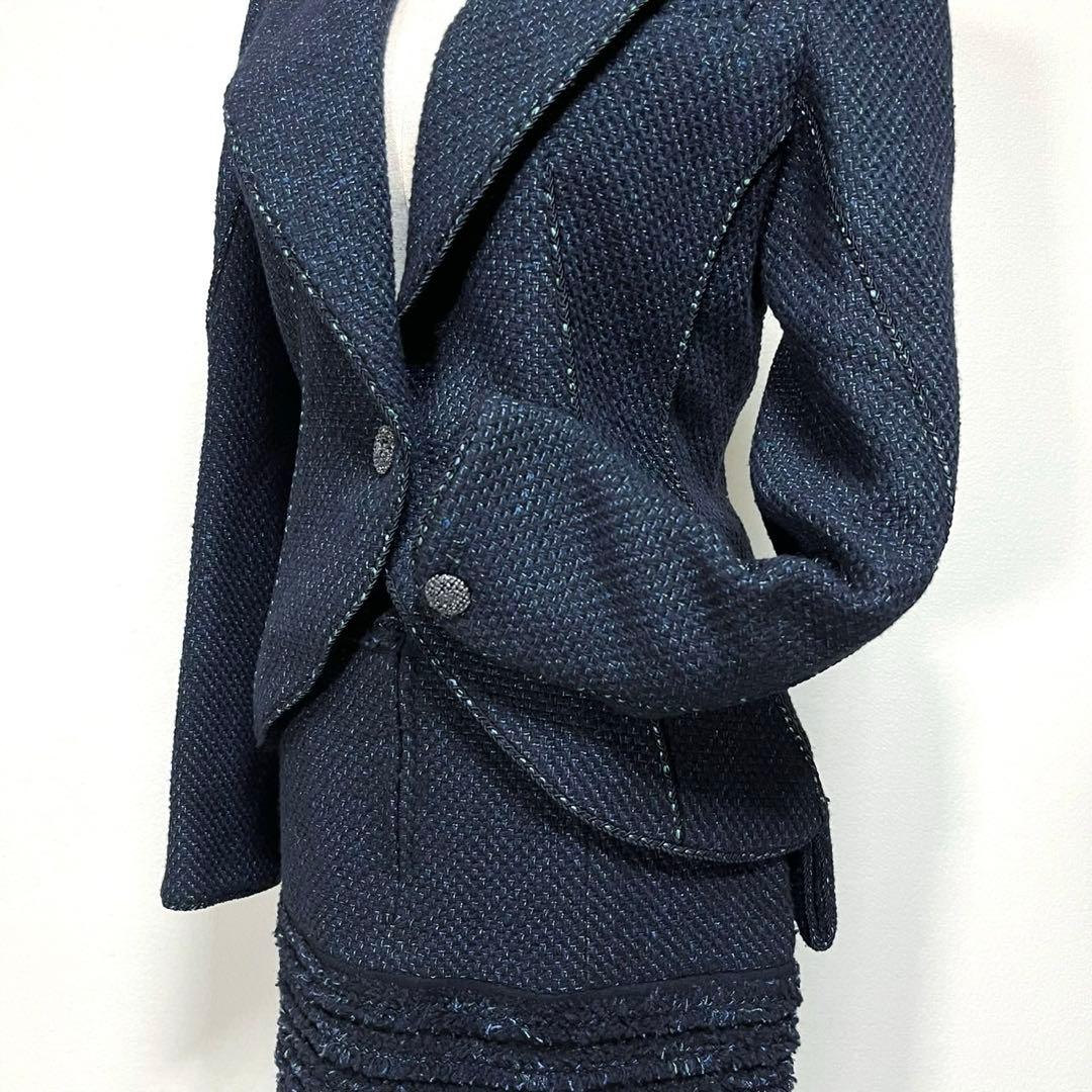 CHANEL シャネル ツイードセットアップ Size38 ジャケット スカート