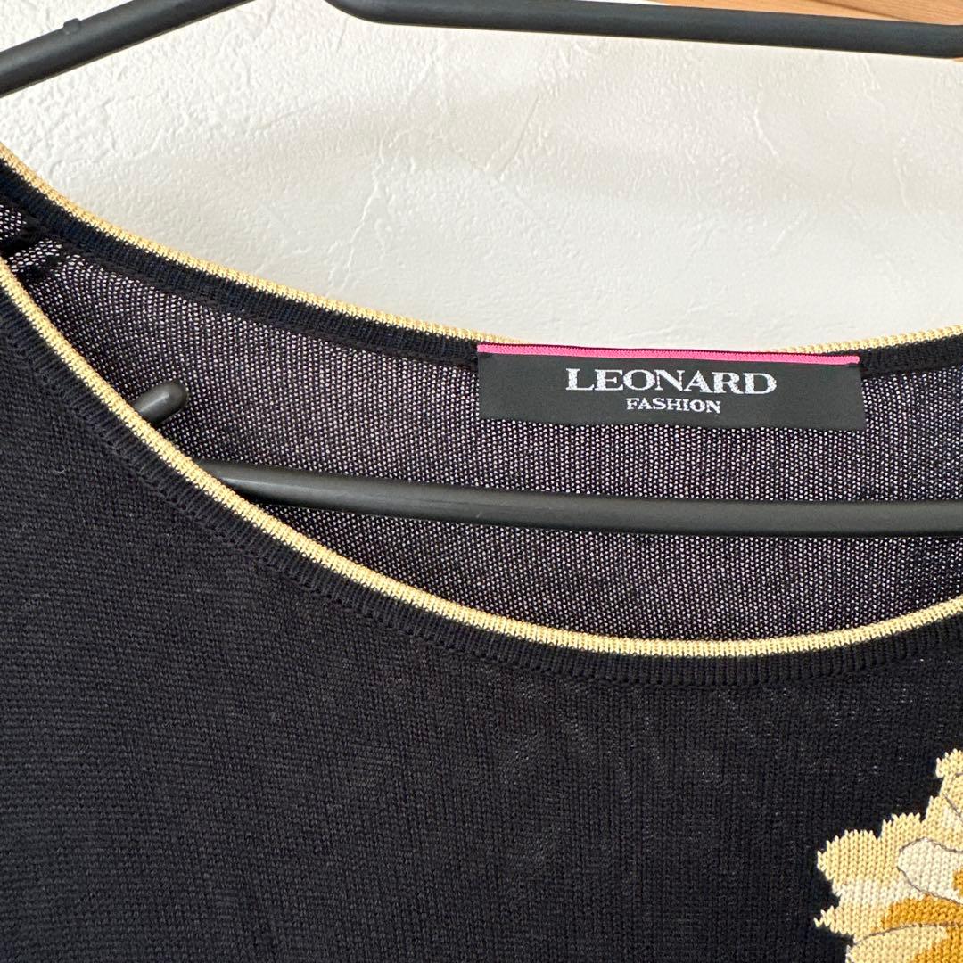 k*a様 LEONARD レオナール ラインストーン セーター 38 - メルカリ